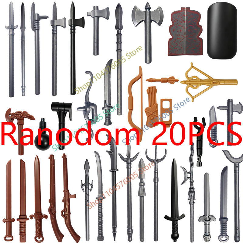MOC Medieval Weapons Accessori - Lego Minifigure Holder incelemesi ve fiyatı