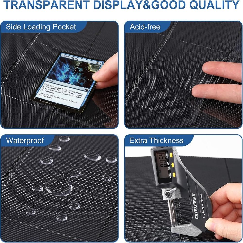 10Pcs 9-Pocket A4 Trading Card - Trading Card Binder incelemesi ve fiyatı