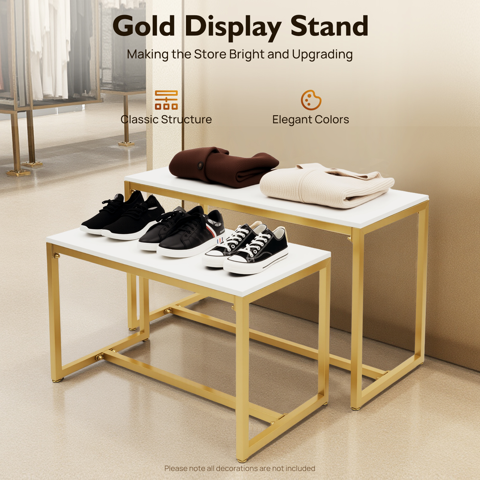 Metal Shoe Handbag Display Sta - Display Risers Set incelemesi ve fiyatı