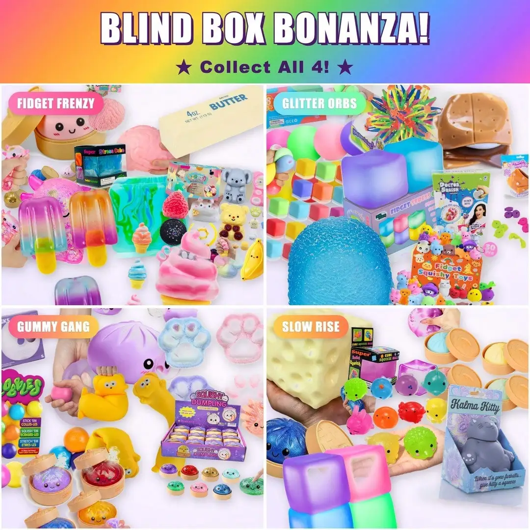 100styles Squishy Squeeze Fidg - Mystery Box Blind Bag incelemesi ve fiyatı