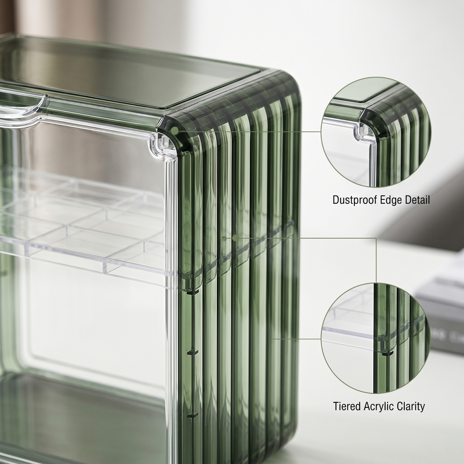 Acrylic Display Case with Shel - Display Case Acrylic incelemesi ve fiyatı