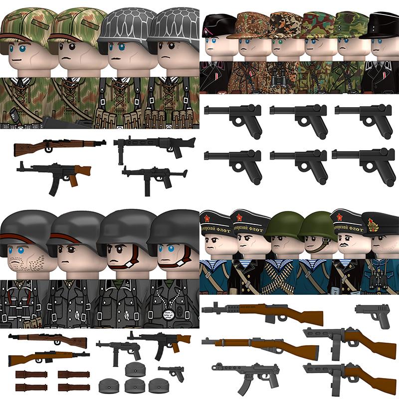 WW2 Military German North Afri - Lego Minifigure Holder incelemesi ve fiyatı