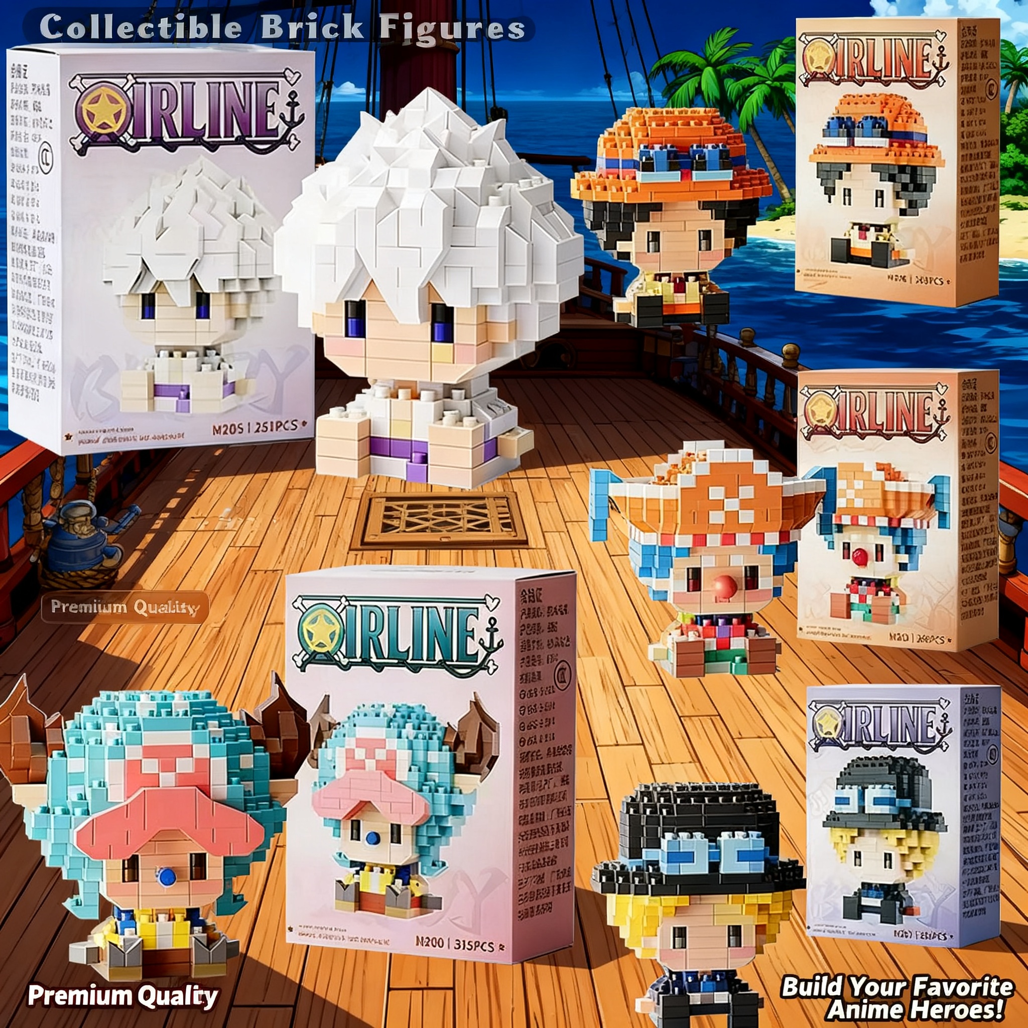 One Piece Anime Sun God Nika L - Building Block Mini incelemesi ve fiyatı