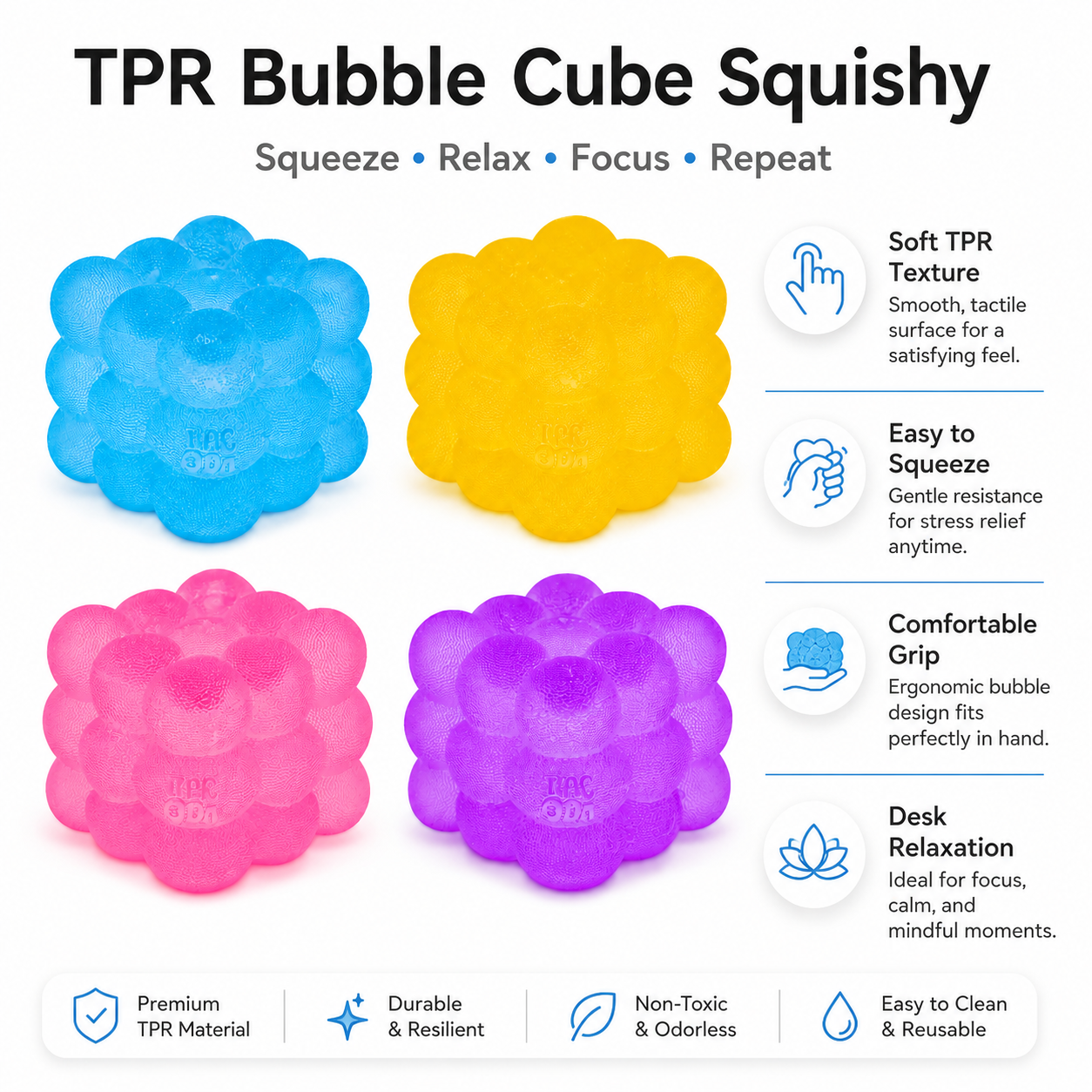 NeeDoh Round Rubik's Cube Stre - Fidget Cube Original incelemesi ve fiyatı