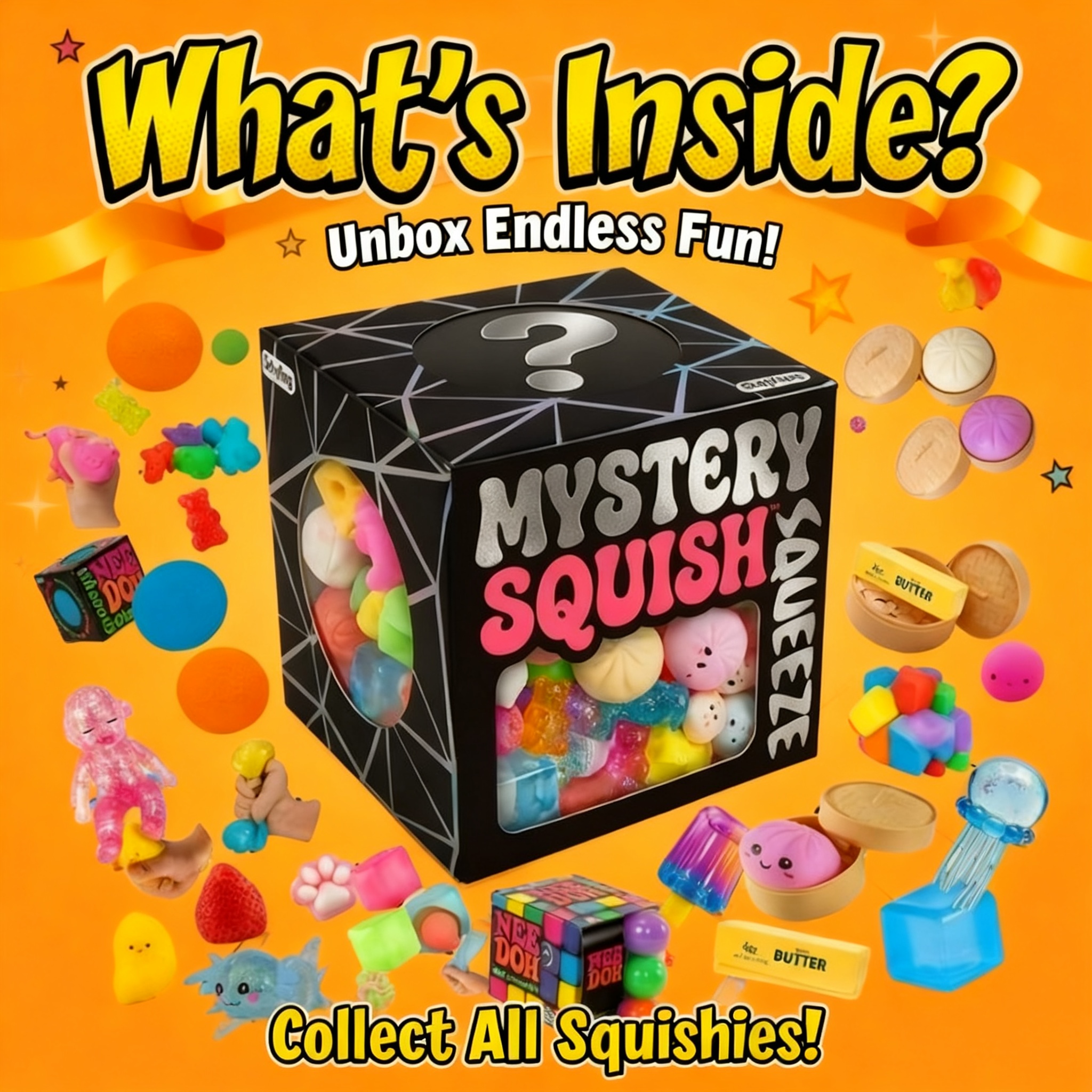 Fidget Cute Stress Relief Toys - Mystery Box Blind Bag incelemesi ve fiyatı