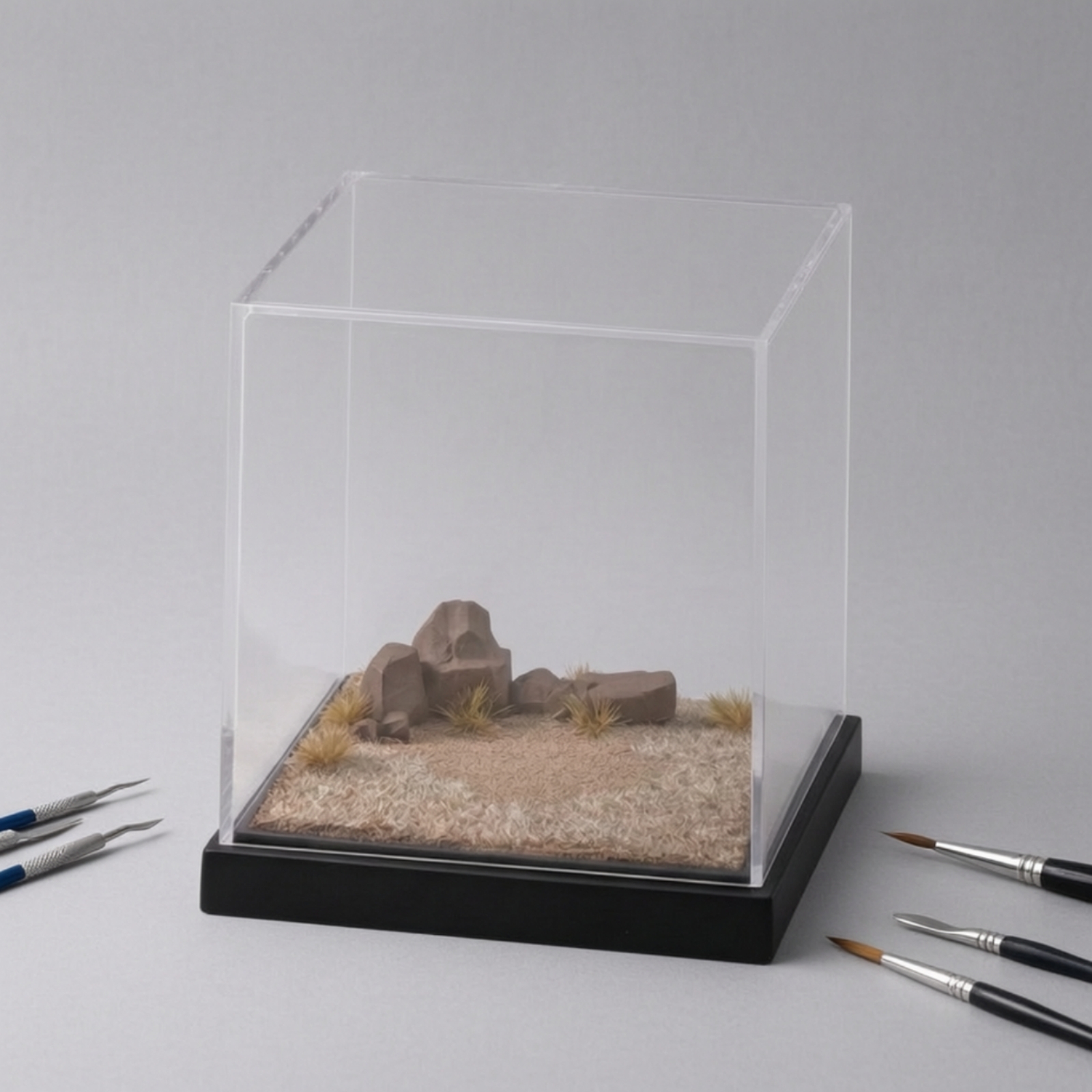 Miniature Scene Platform Clear - Display Case Acrylic incelemesi ve fiyatı