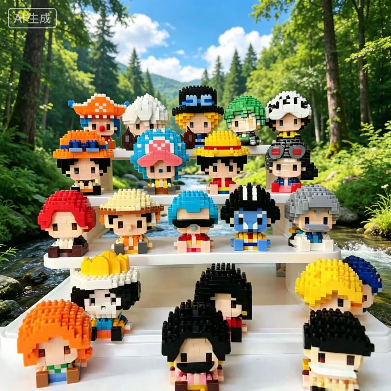 New ONE PIECE Sun God Nika Luf - Building Block Mini incelemesi ve fiyatı