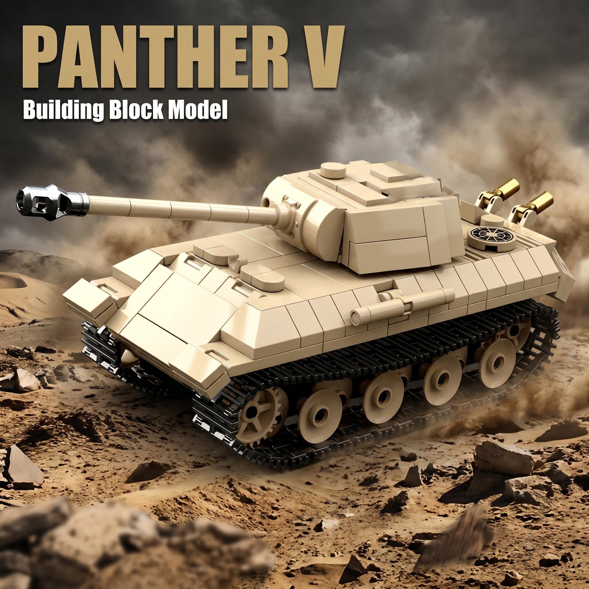 MOC Panther V Tank Tiger I KV- - Lego Minifigure Holder incelemesi ve fiyatı
