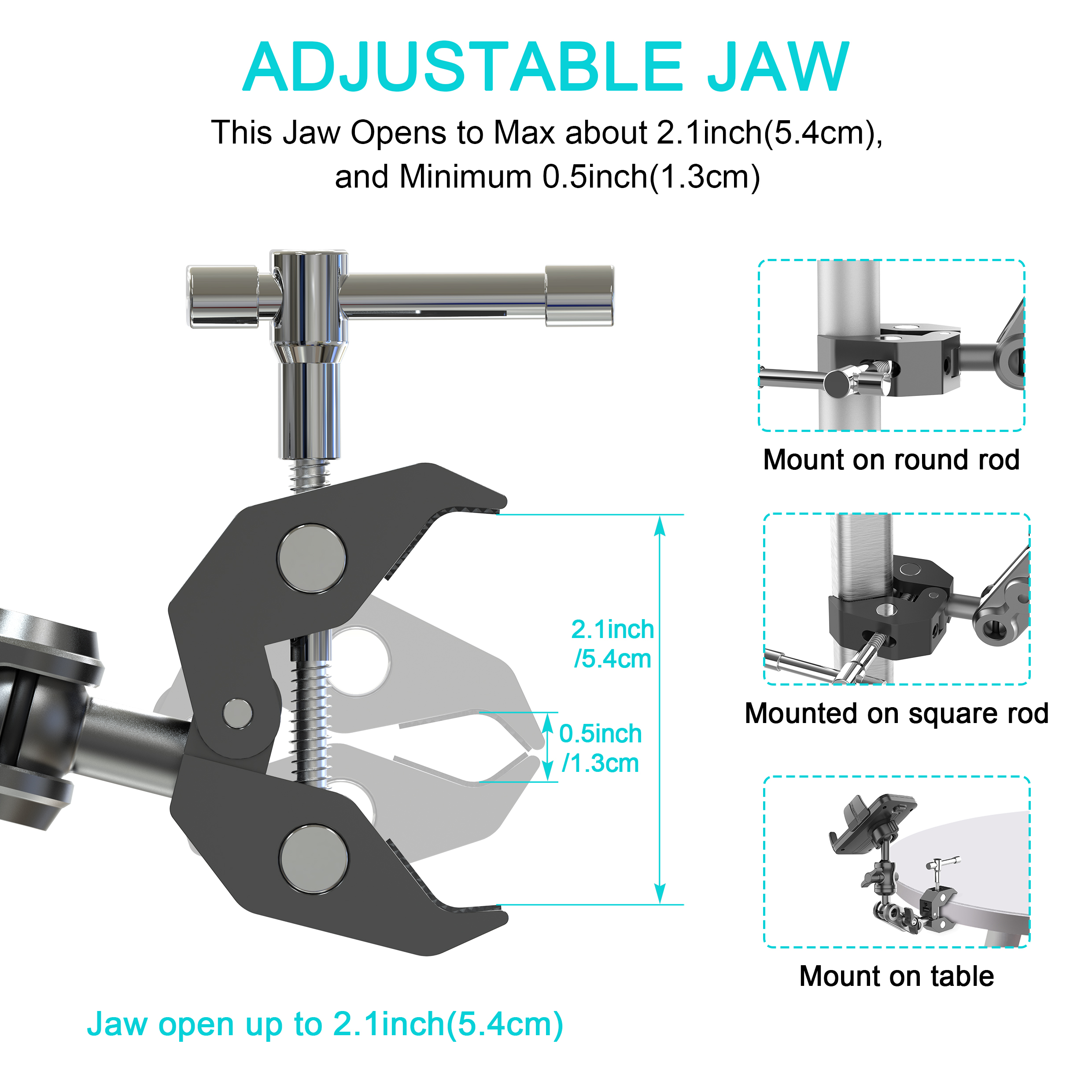 Phone Holder with Super Clamp  - Pop Display Shelf incelemesi ve fiyatı