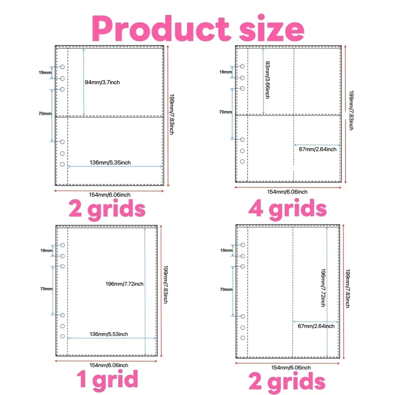 1-4 Grid Transparent Photocard - Trading Card Binder incelemesi ve fiyatı