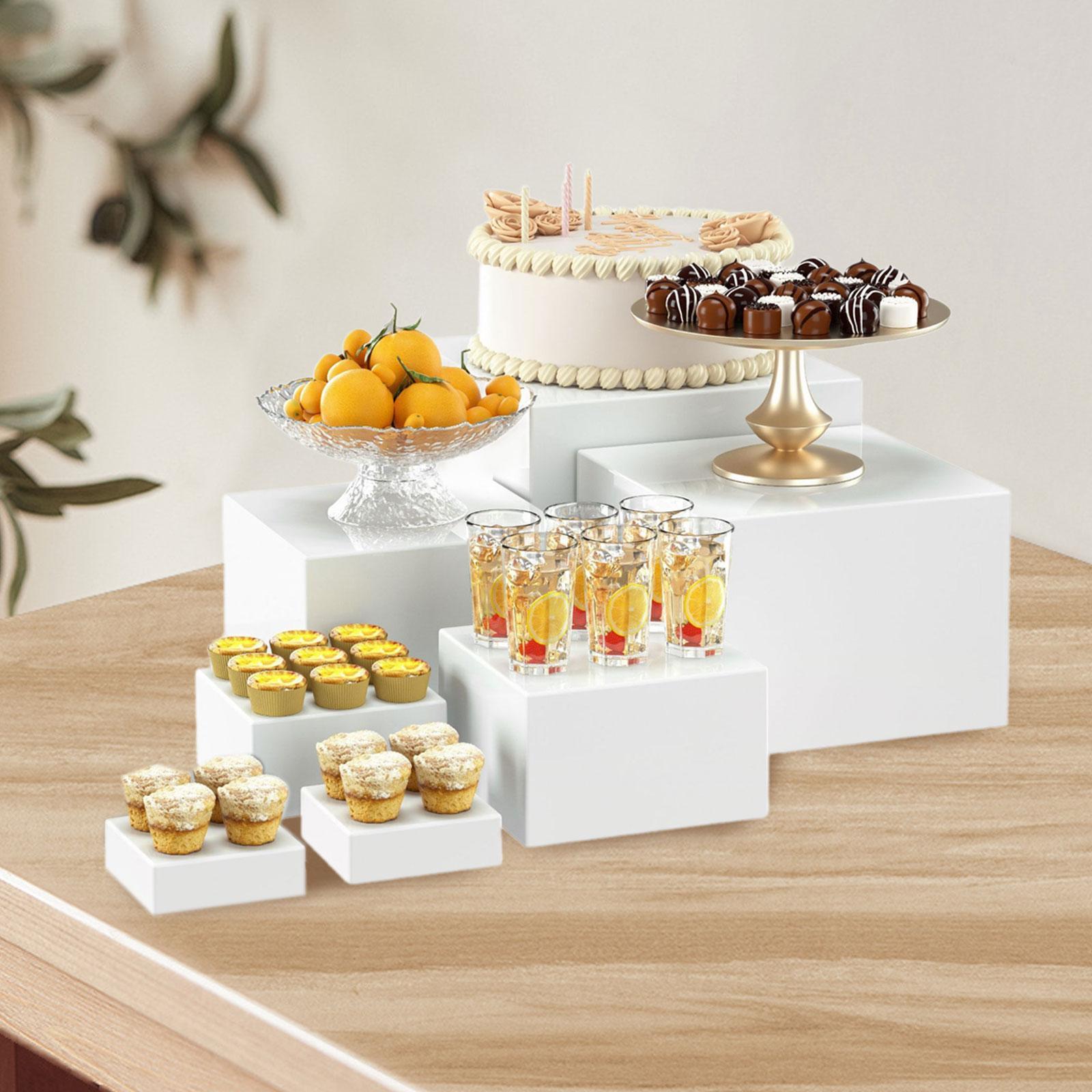 TQH 7Pcs Buffet Riser Dessert  - Display Risers Set incelemesi ve fiyatı