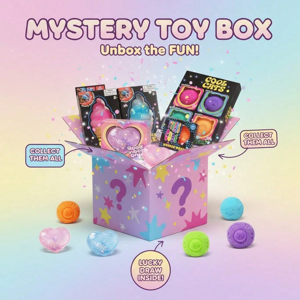100+ Pieces Assorted Squishy F - Mystery Box Blind Bag incelemesi ve fiyatı