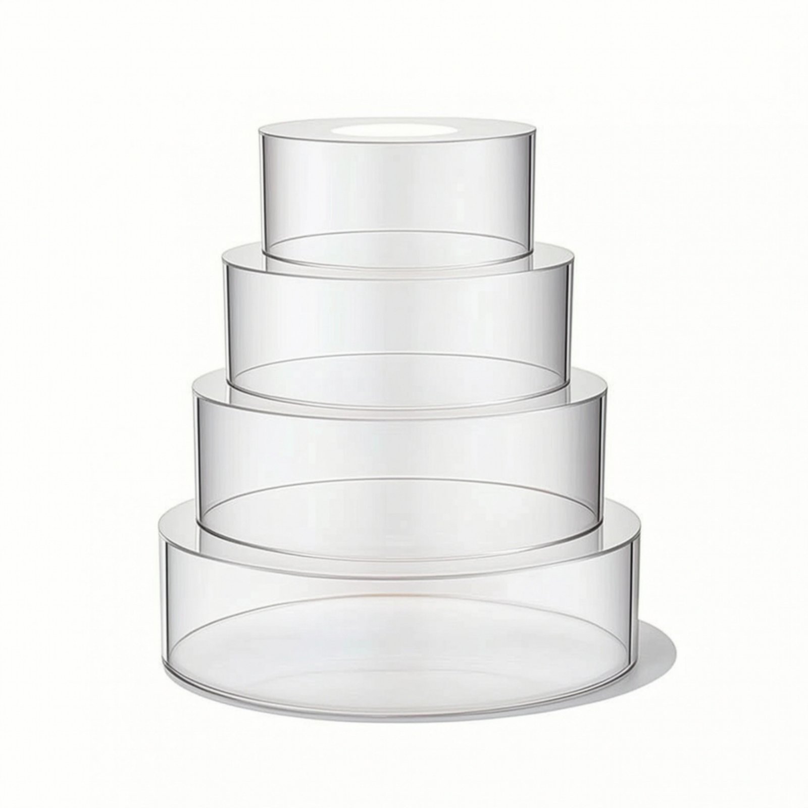 4 Pieces Cake Display Cylinder - Display Risers Set incelemesi ve fiyatı