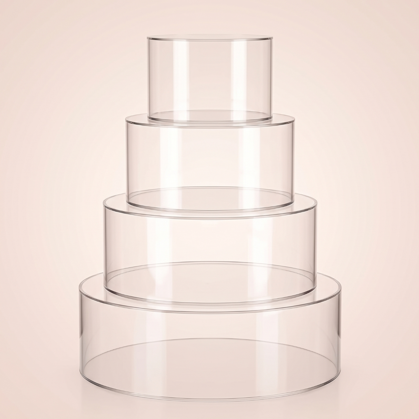 4 Pieces Cake Display Cylinder - Display Risers Set incelemesi ve fiyatı