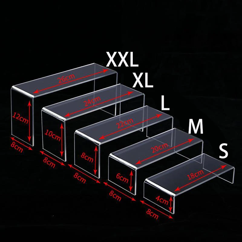 5 Size Acrylic Display Risers  - Pop Display Shelf incelemesi ve fiyatı