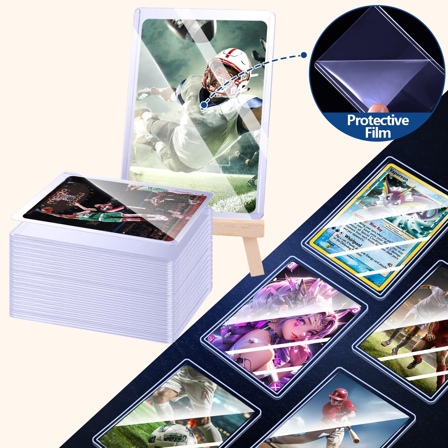 25-50pcs Hard Card Sleeves Ant - Card Penny Sleeve incelemesi ve fiyatı