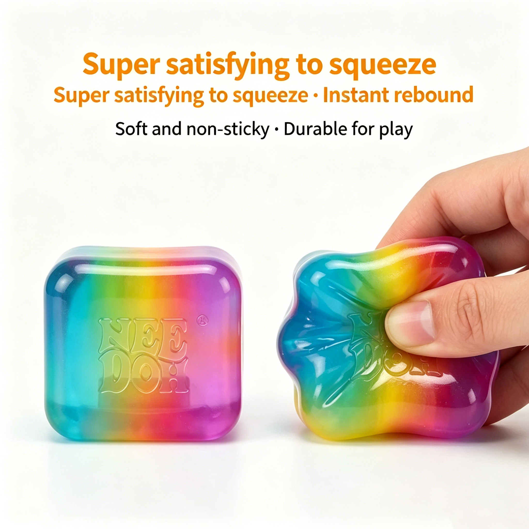 Schylling NeeDoh Rainbow Cube  - Fidget Cube Original incelemesi ve fiyatı