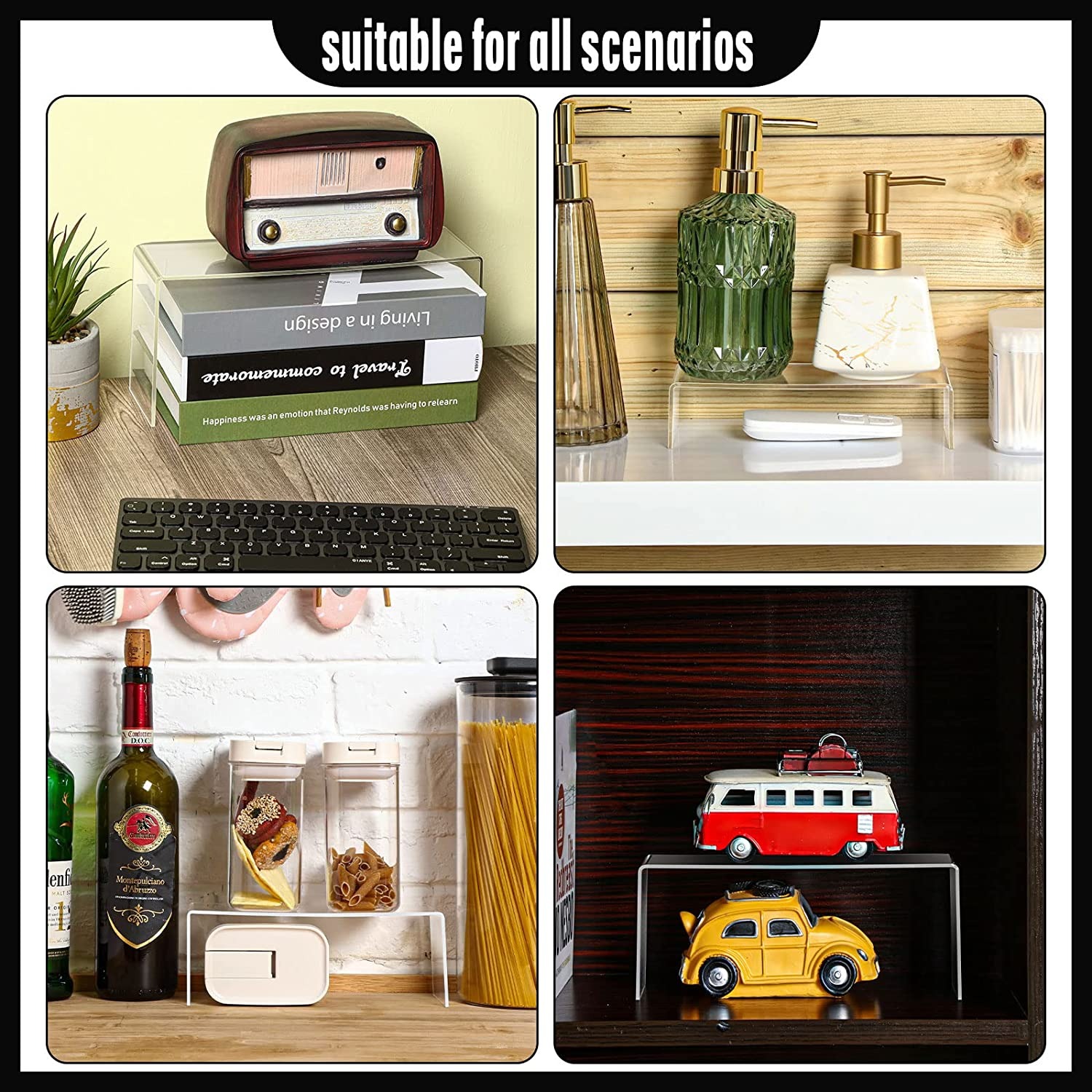 Clear Rectangular Acrylic Disp - Pop Display Shelf incelemesi ve fiyatı