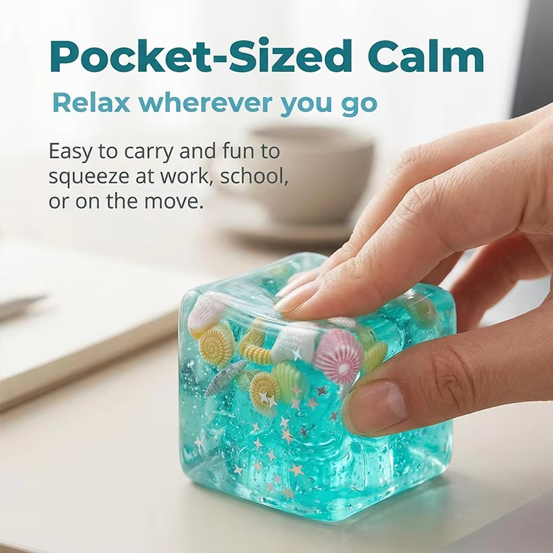 Ocean Shell Squishy Stress Bal - Fidget Cube Original incelemesi ve fiyatı